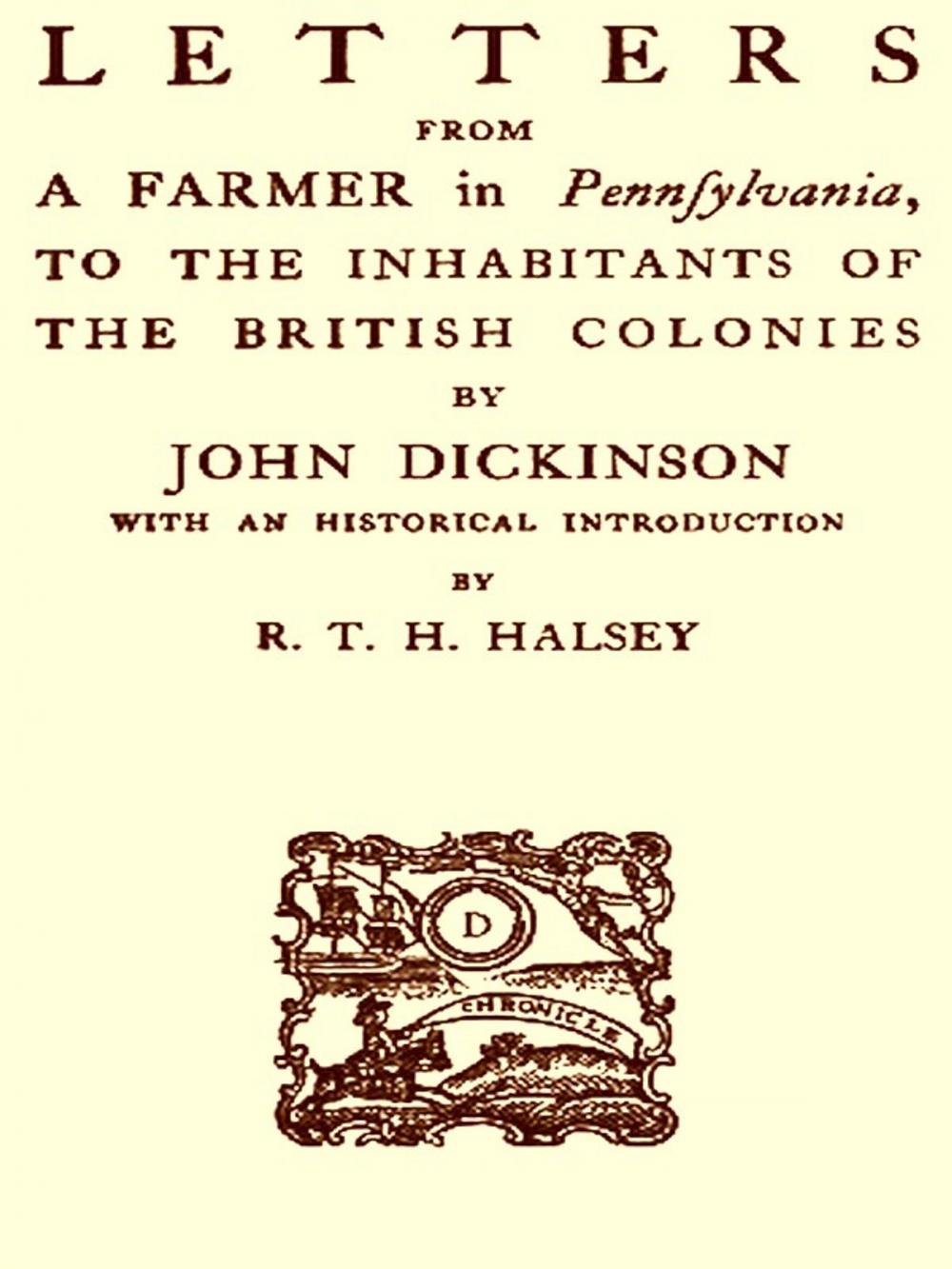 Big bigCover of Letters from a Farmer in Pennsylvania to the Inhabitants of the British Colonies