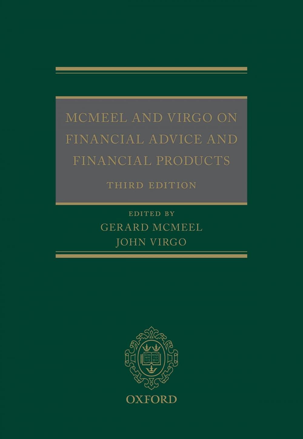 Big bigCover of McMeel and Virgo On Financial Advice and Financial Products