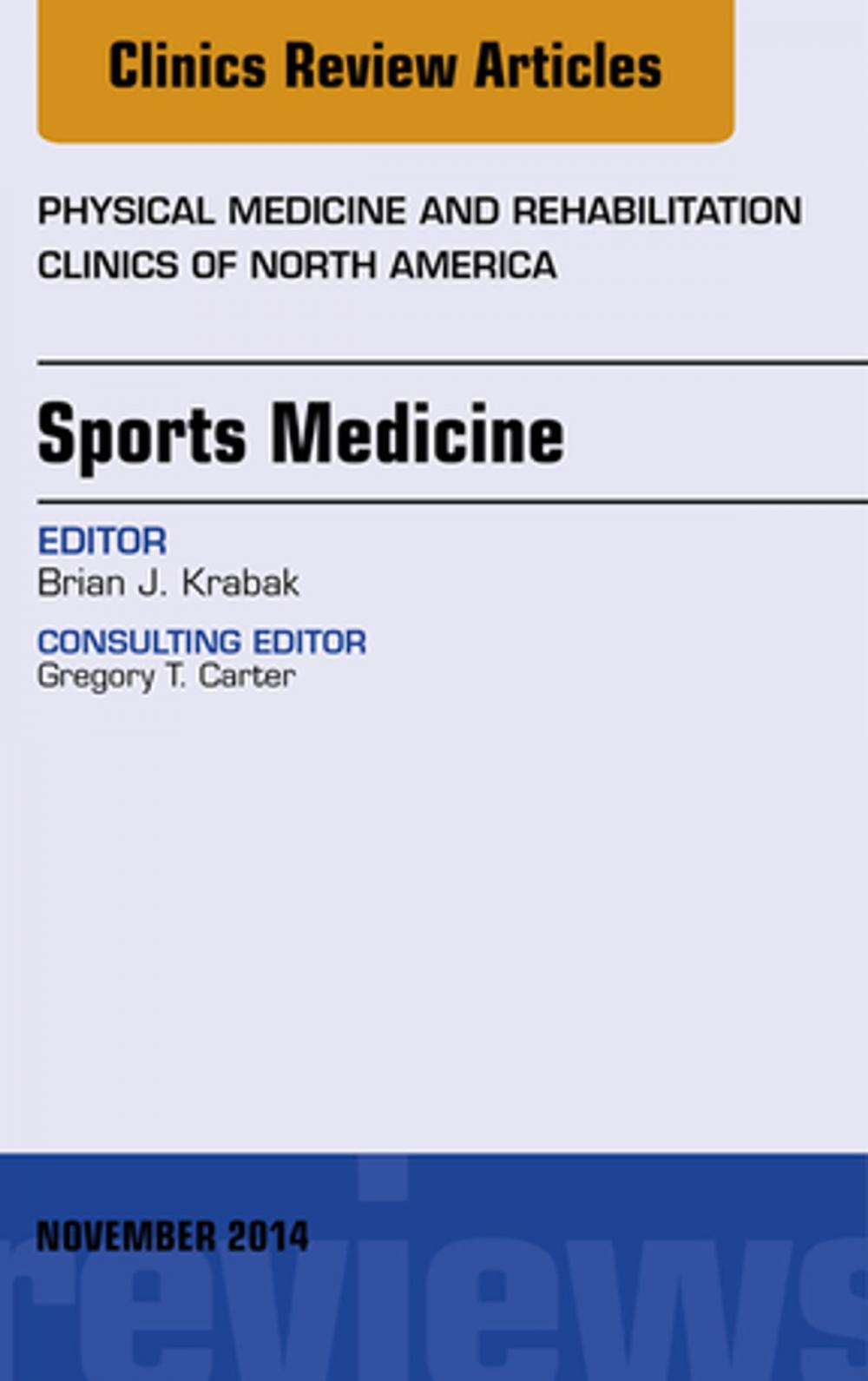 Big bigCover of Sports Medicine, An Issue of Physical Medicine and Rehabilitation Clinics of North America, E-Book