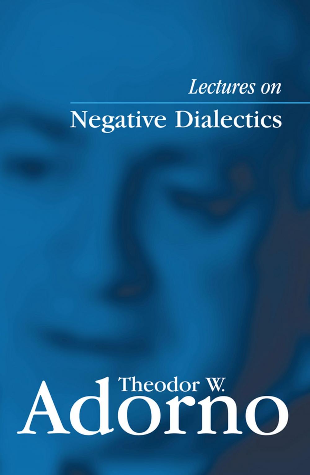 Big bigCover of Lectures on Negative Dialectics