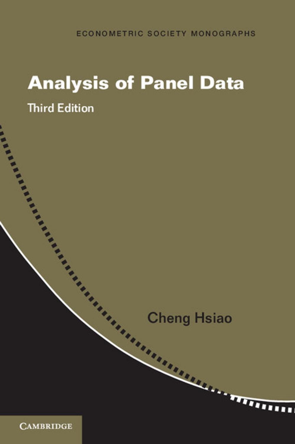 Big bigCover of Analysis of Panel Data