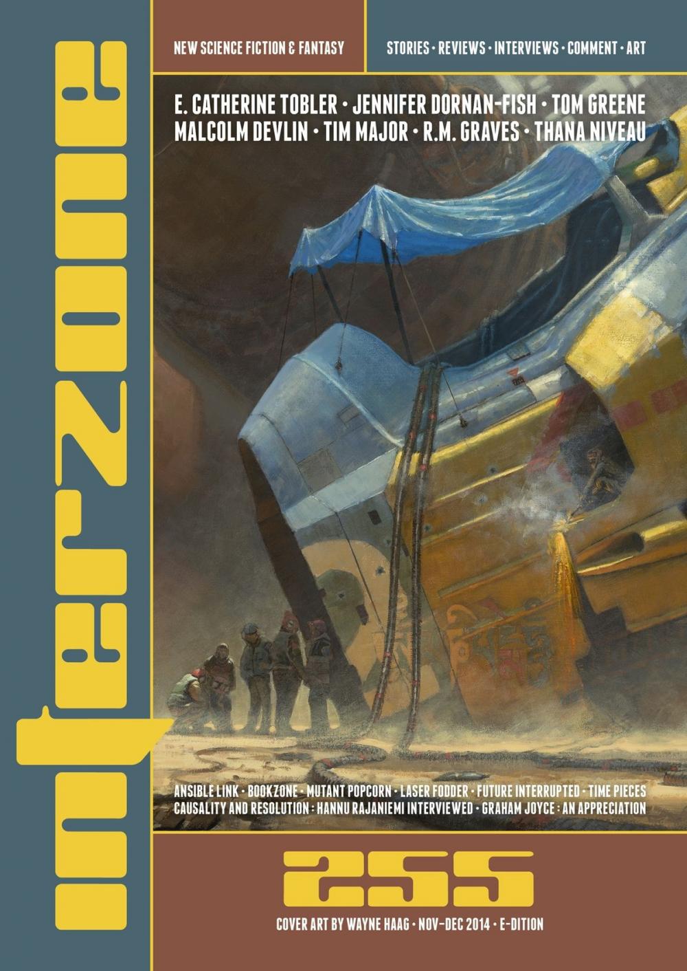 Big bigCover of Interzone #255 Nov: Dec 2014