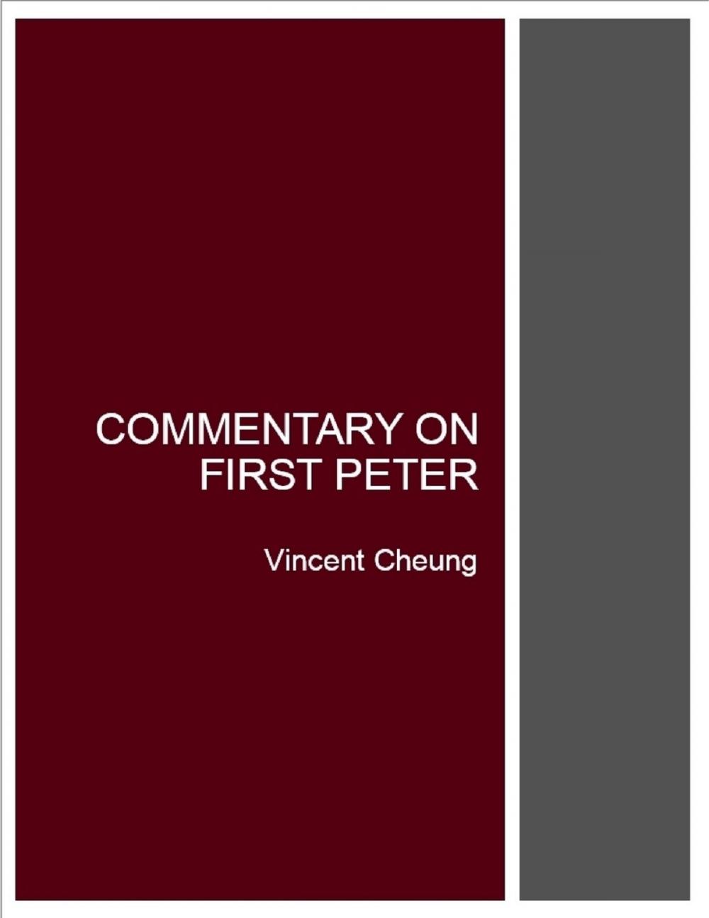 Big bigCover of Commentary On First Peter