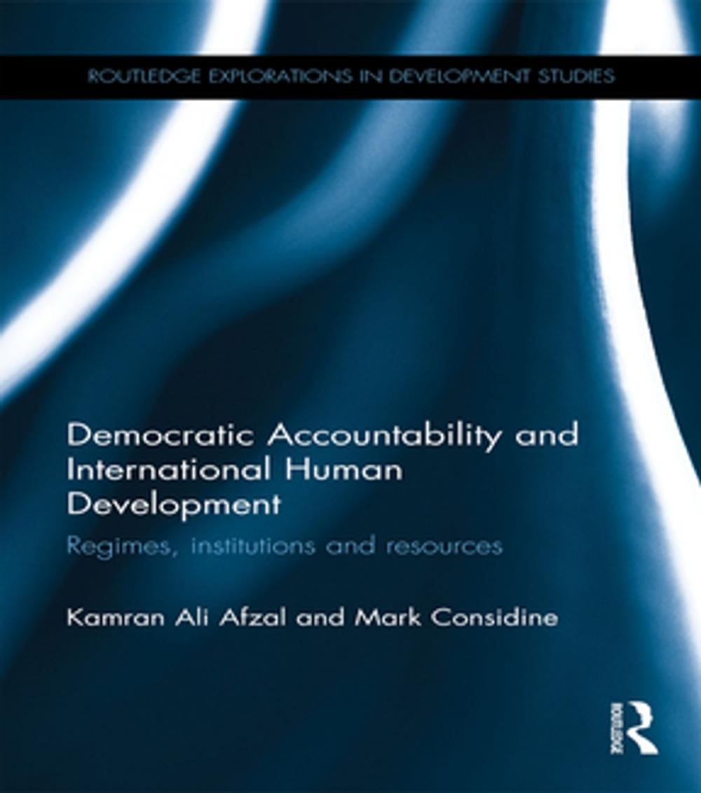 Big bigCover of Democratic Accountability and International Human Development