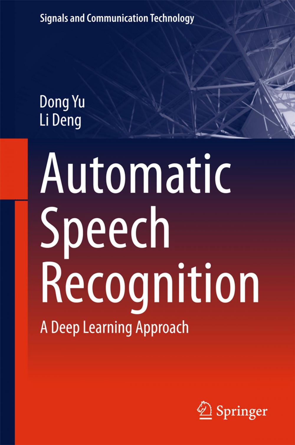 Big bigCover of Automatic Speech Recognition