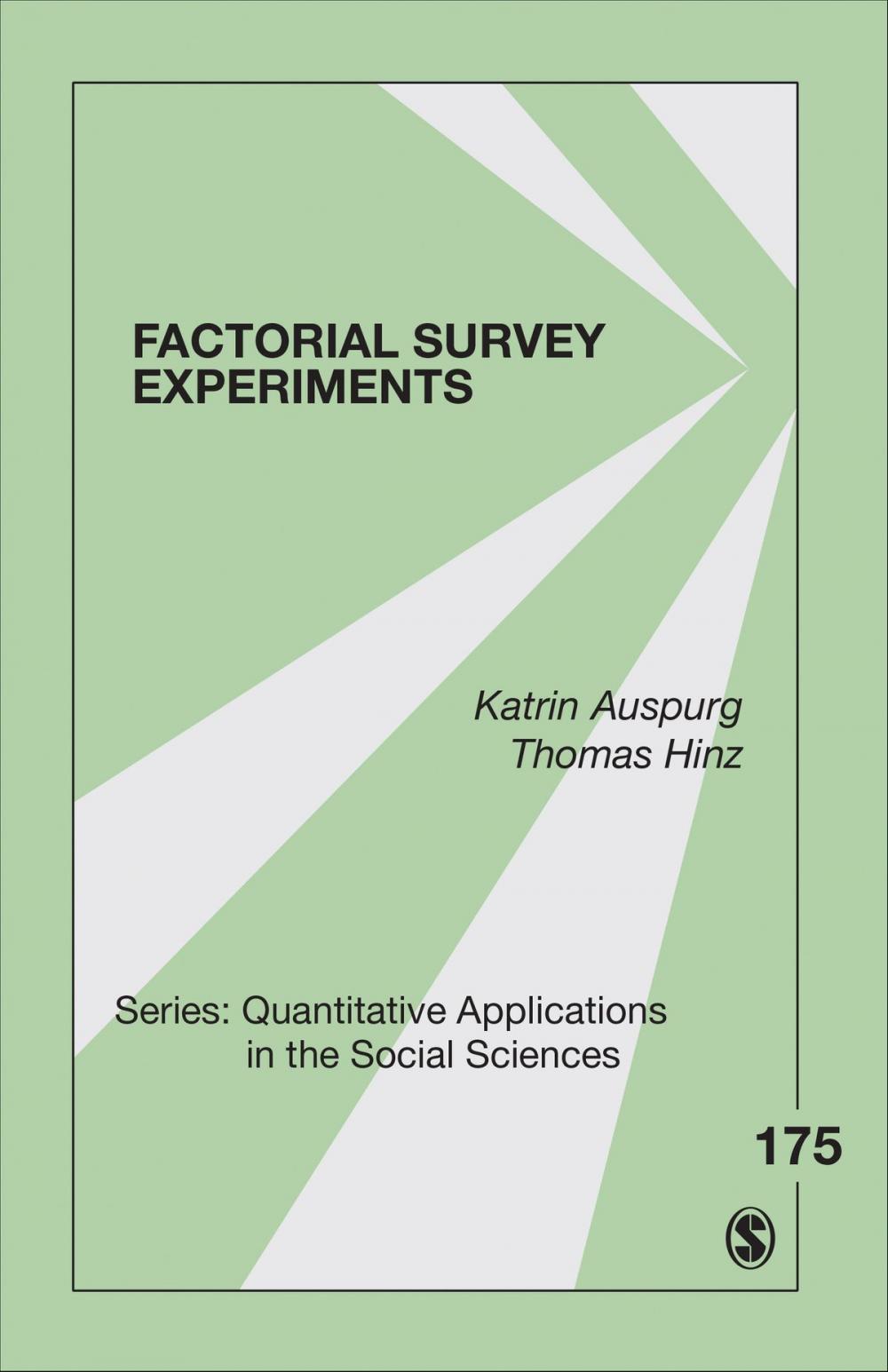 Big bigCover of Factorial Survey Experiments