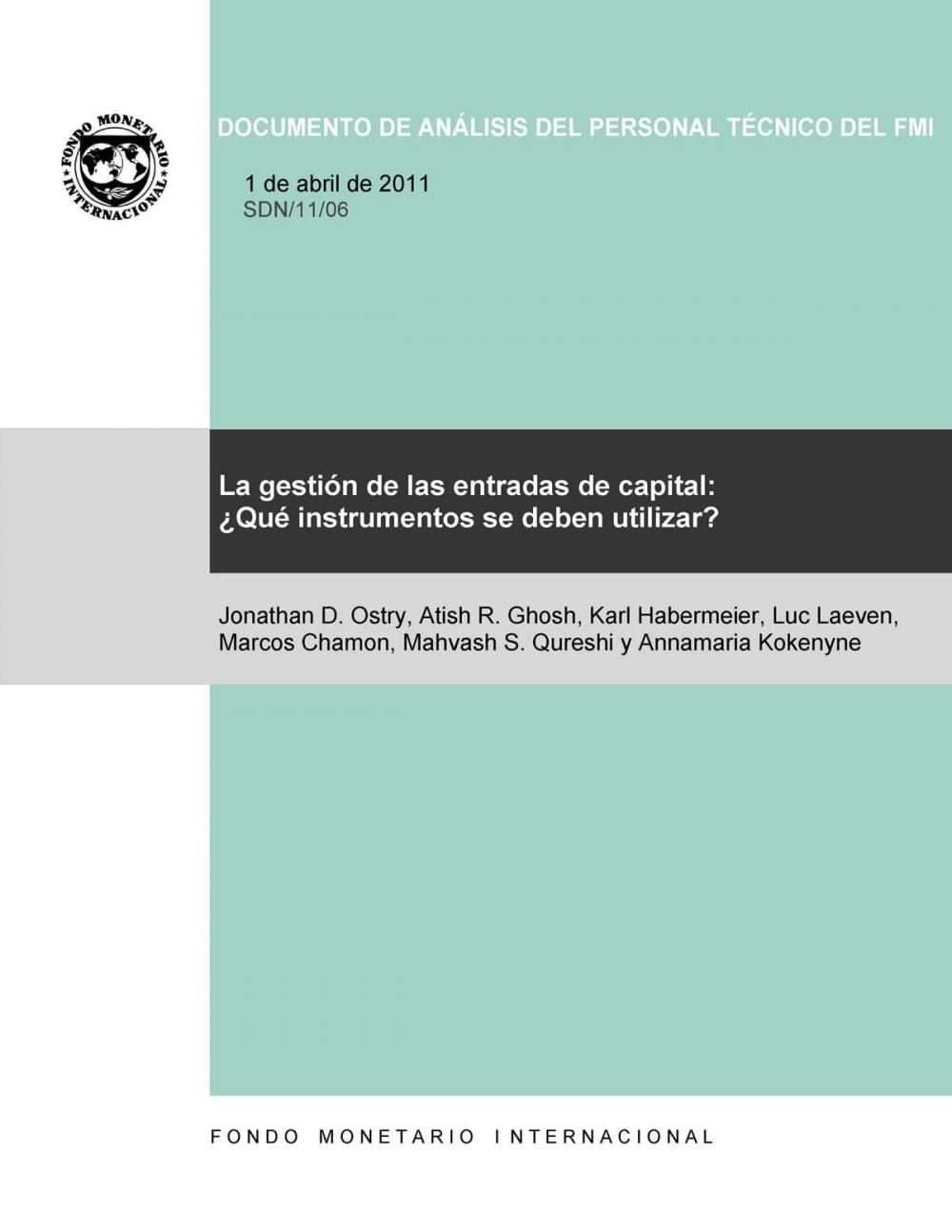 Big bigCover of Gestión de las afluencias de capital