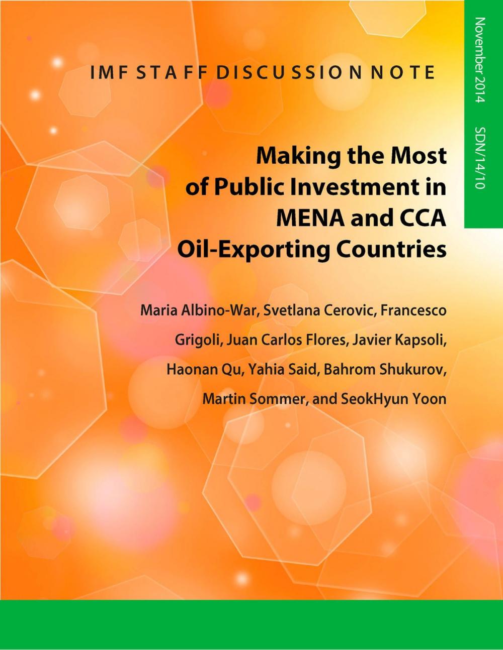 Big bigCover of Making the Most of Public Investment in MENA and CCA Oil-Exporting Countries