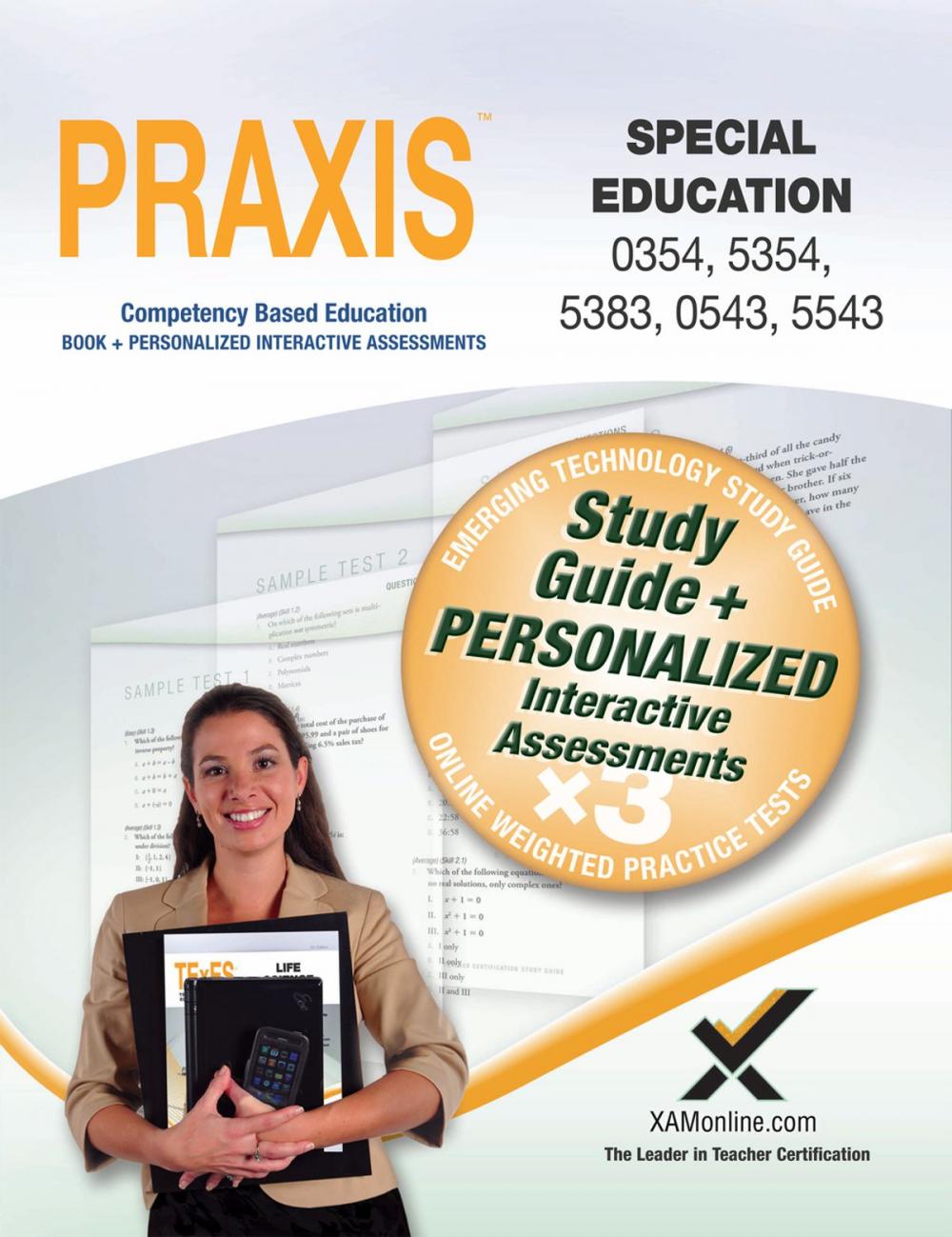 Big bigCover of PRAXIS Special Education 0354/5354, 5383, 0543/5543 Book and Online