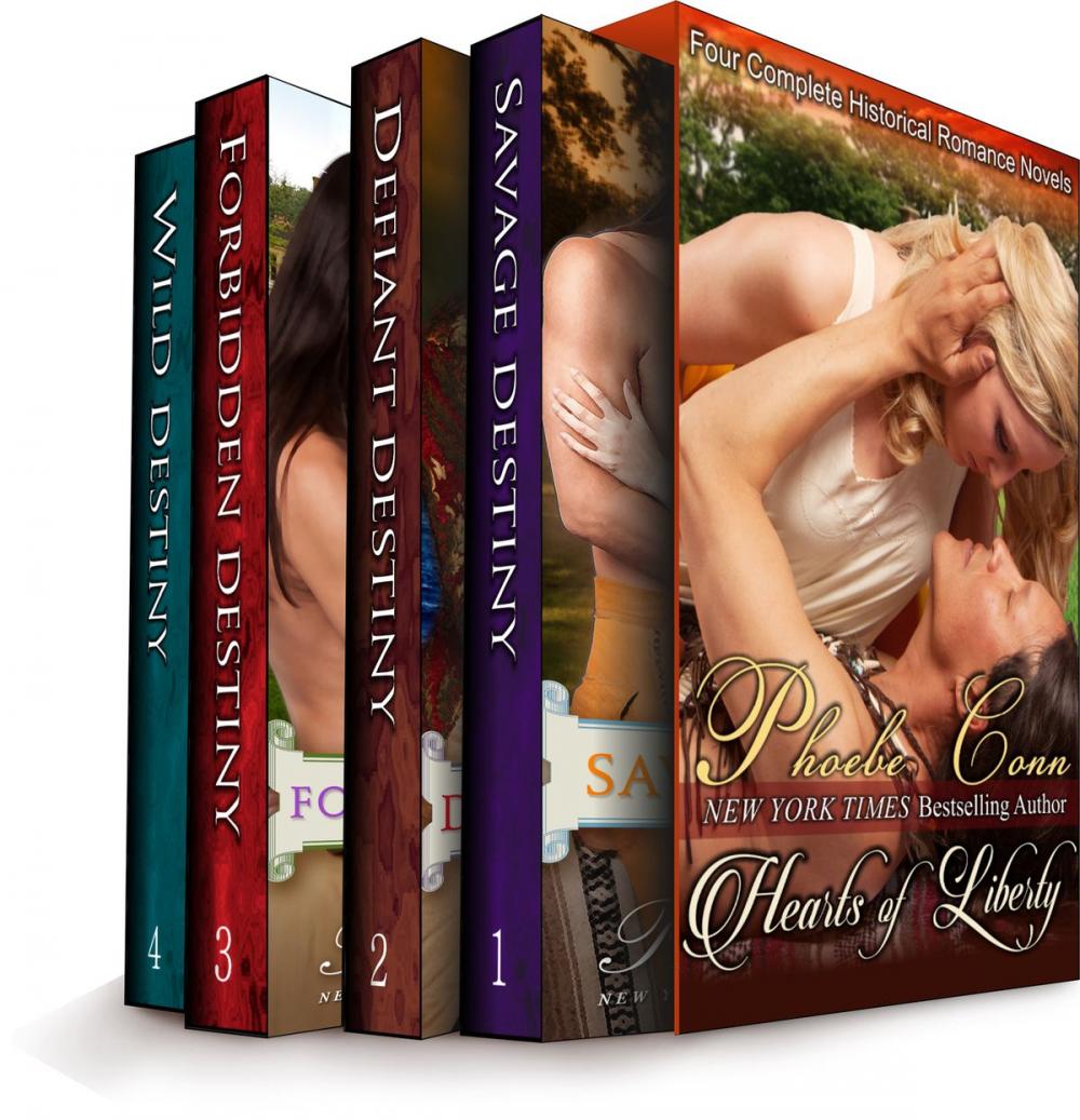 Big bigCover of The Hearts of Liberty (Four Complete Historical Romance Novels in One)