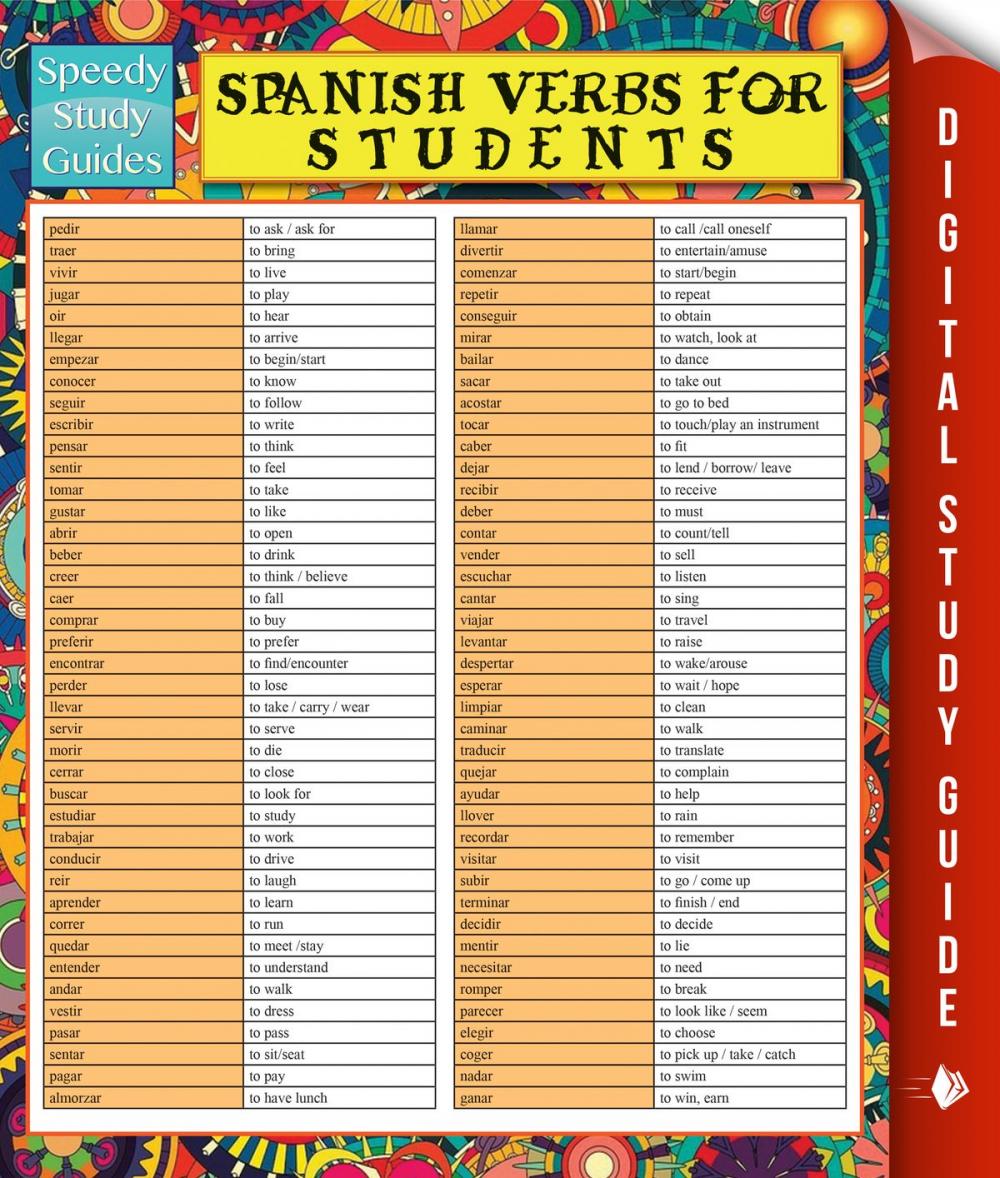 Big bigCover of Spanish Verbs For Students (Speedy Study Guide)