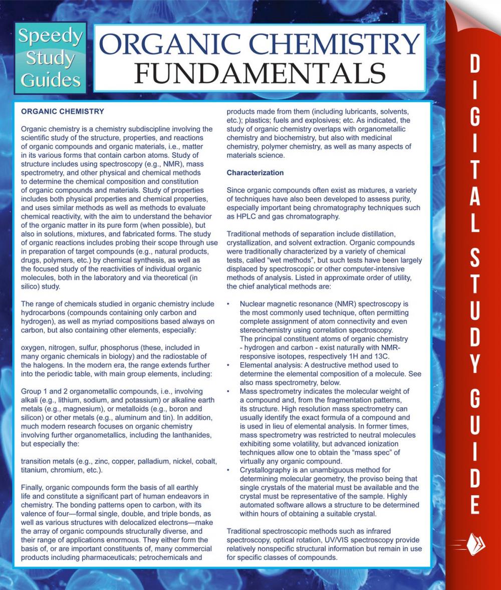 Big bigCover of Organic Chemistry Fundamentals Study Guide