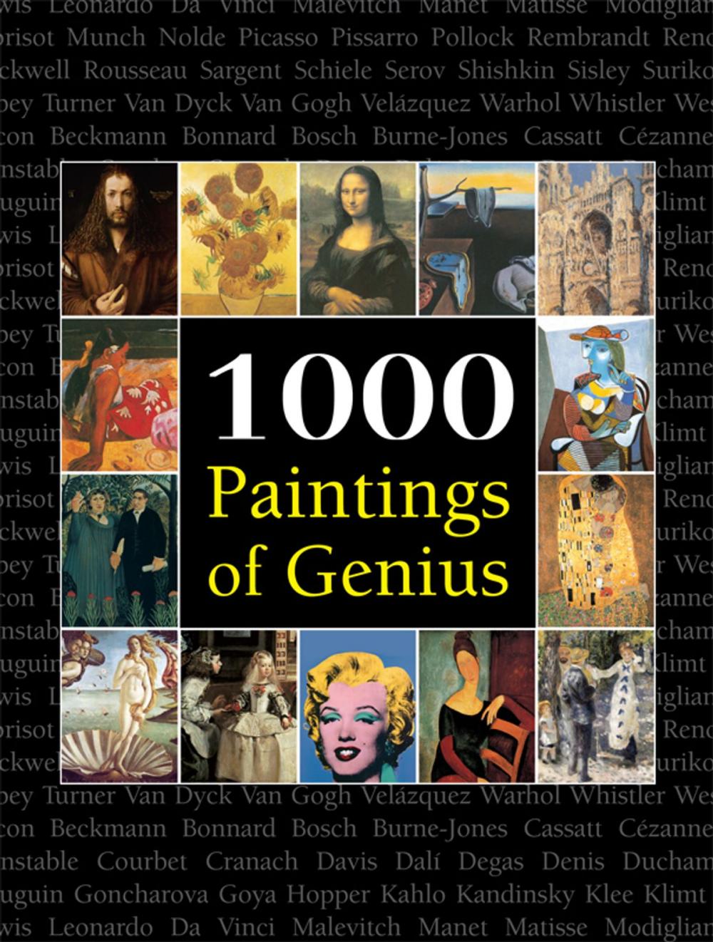 Big bigCover of 1000 Paintings of Genius