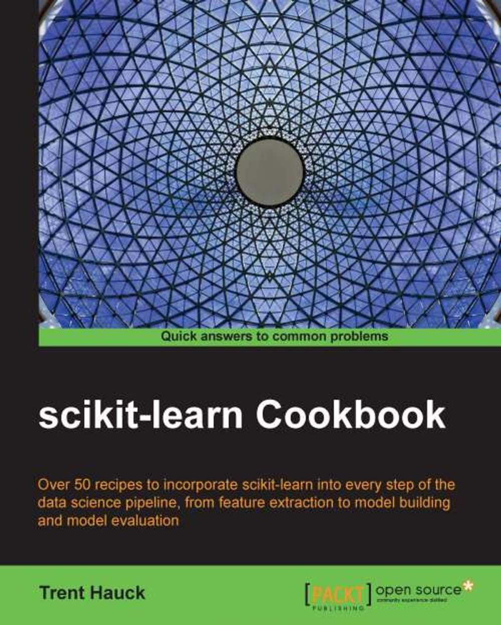 Big bigCover of scikit-learn Cookbook