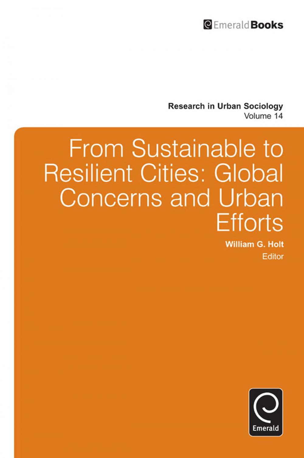 Big bigCover of From Sustainable to Resilient Cities