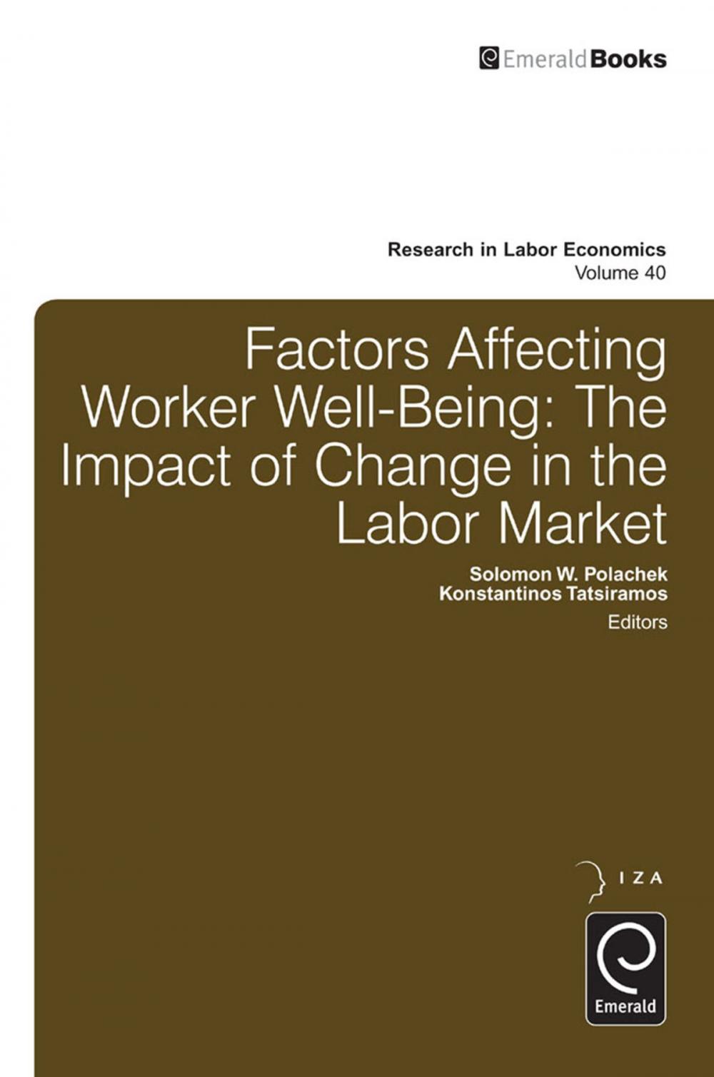 Big bigCover of Factors Affecting Worker Well-Being