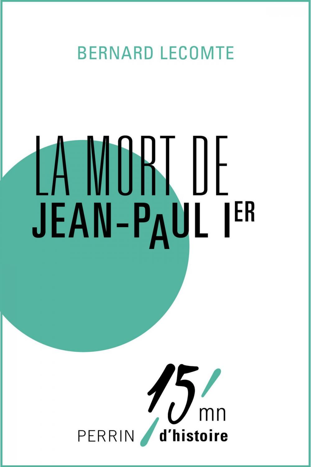 Big bigCover of La mort de Jean-Paul Ier