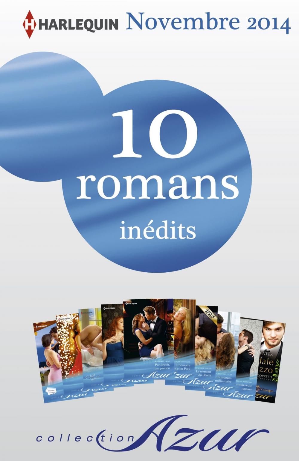 Big bigCover of 10 romans Azur inédits (n°3525 à 3534 - novembre 2014)