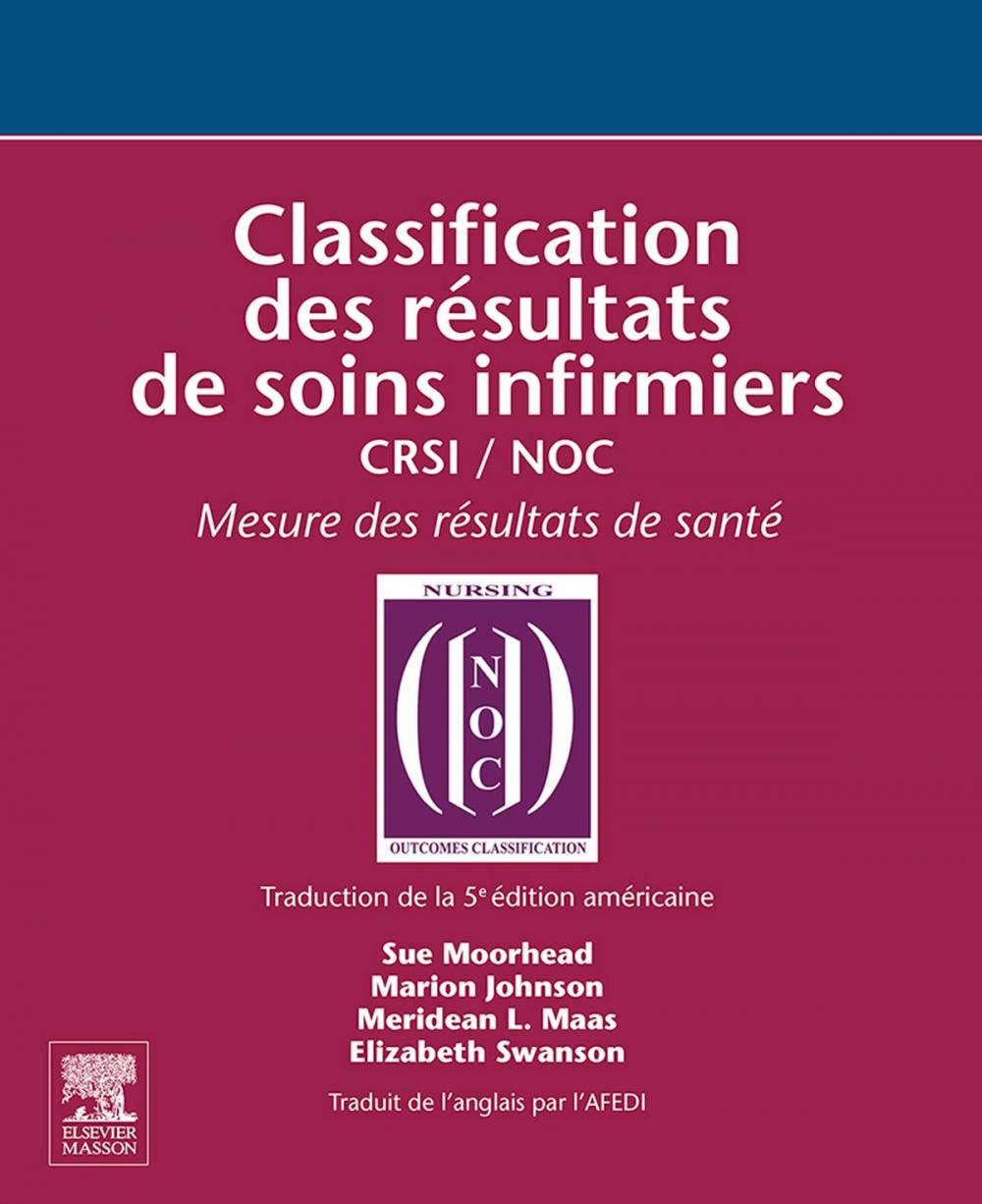 Big bigCover of Classification des résultats de soins infirmiers