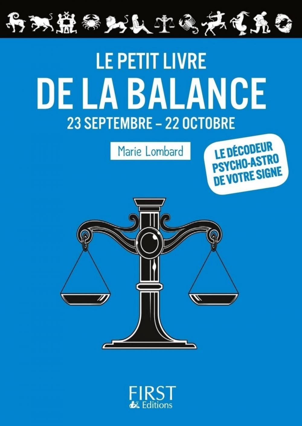 Big bigCover of Le Petit Livre de la Balance