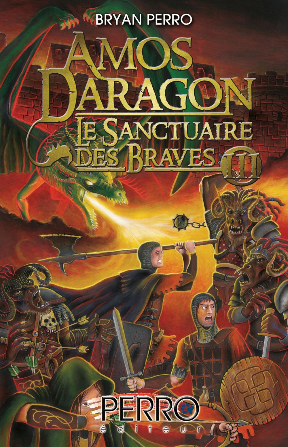 Big bigCover of Amos Daragon. Le Sanctuaire des Braves