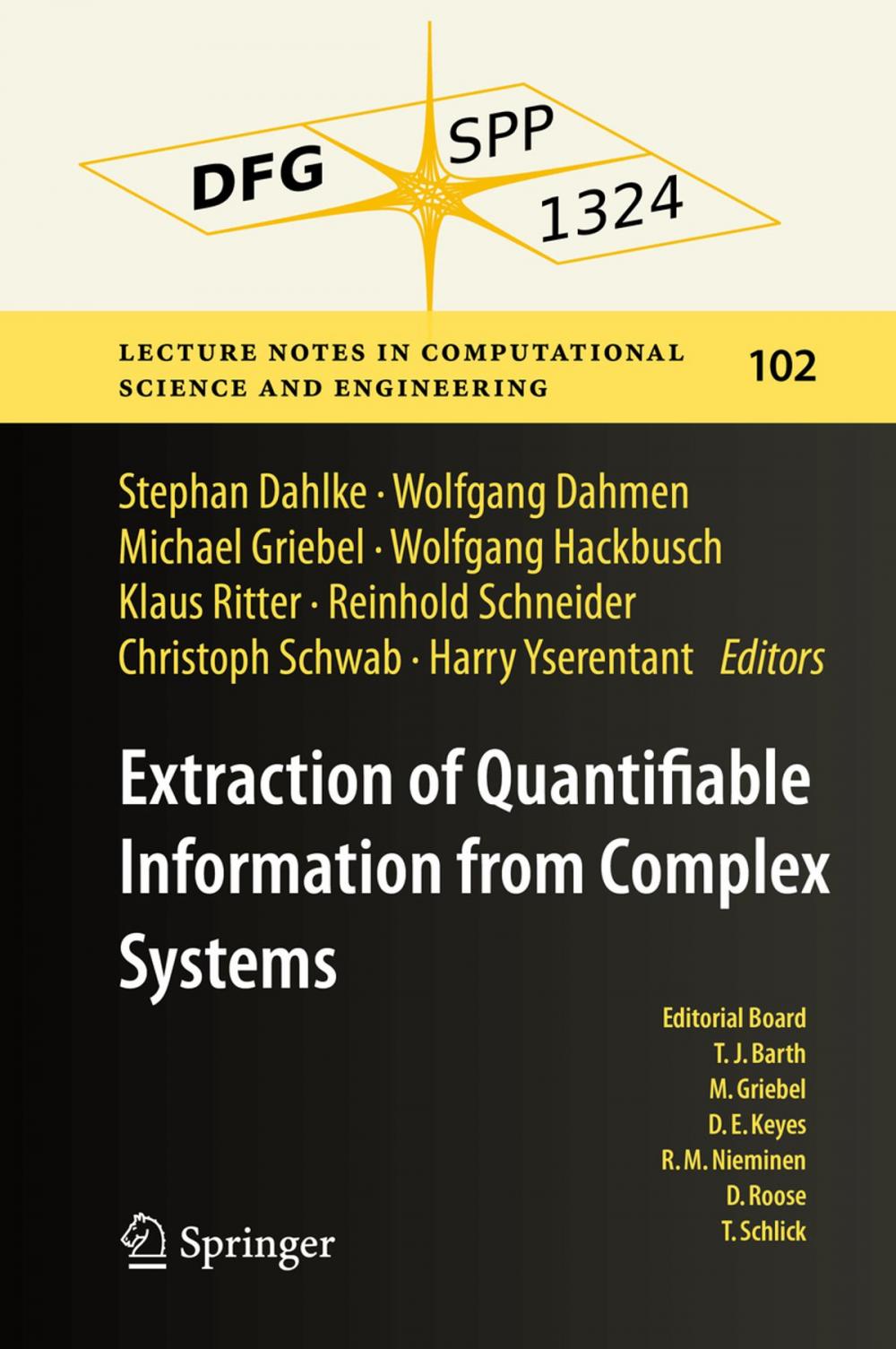 Big bigCover of Extraction of Quantifiable Information from Complex Systems