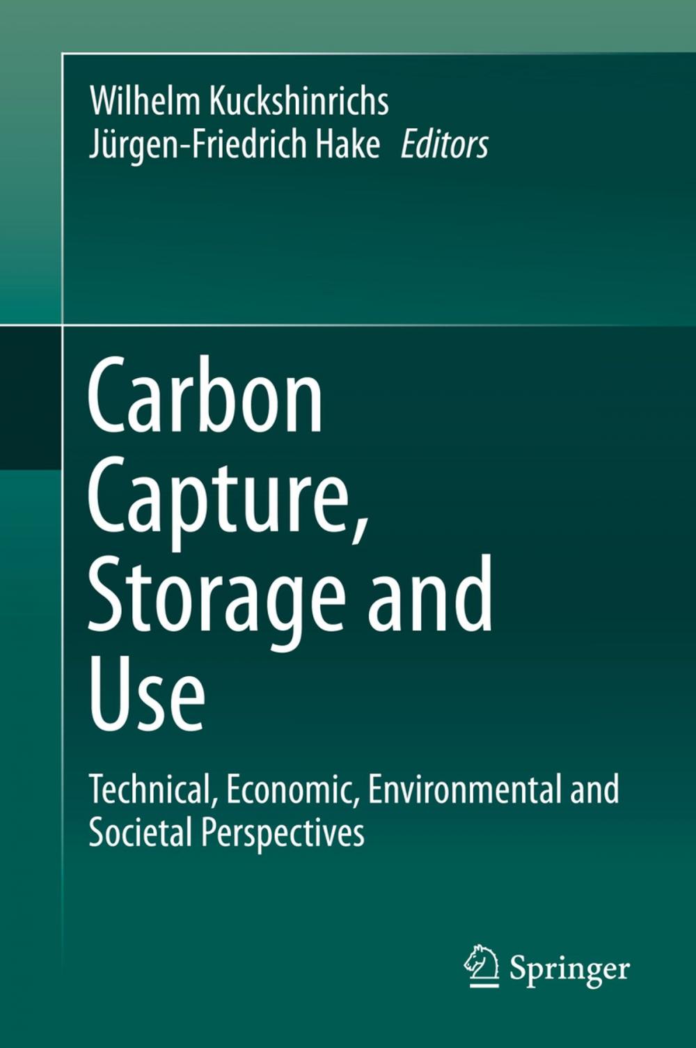 Big bigCover of Carbon Capture, Storage and Use