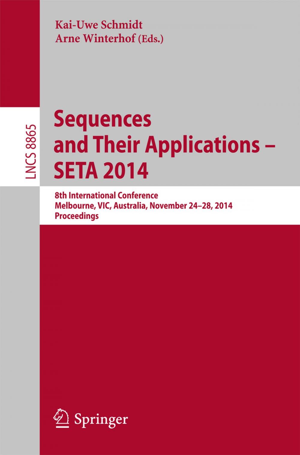 Big bigCover of Sequences and Their Applications - SETA 2014