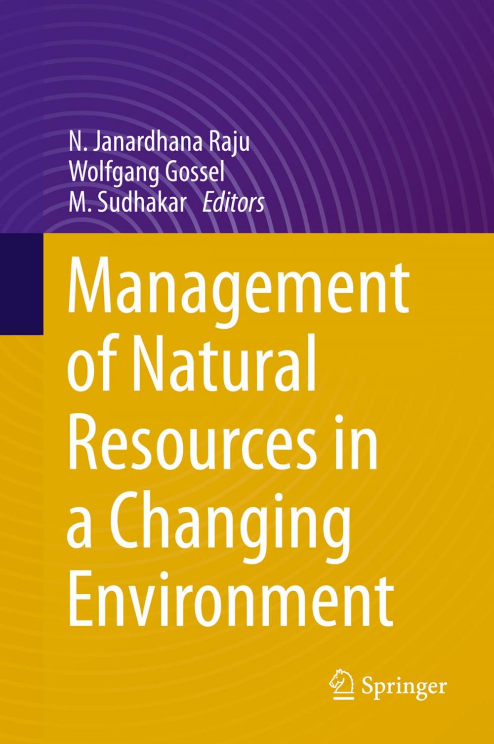 Big bigCover of Management of Natural Resources in a Changing Environment