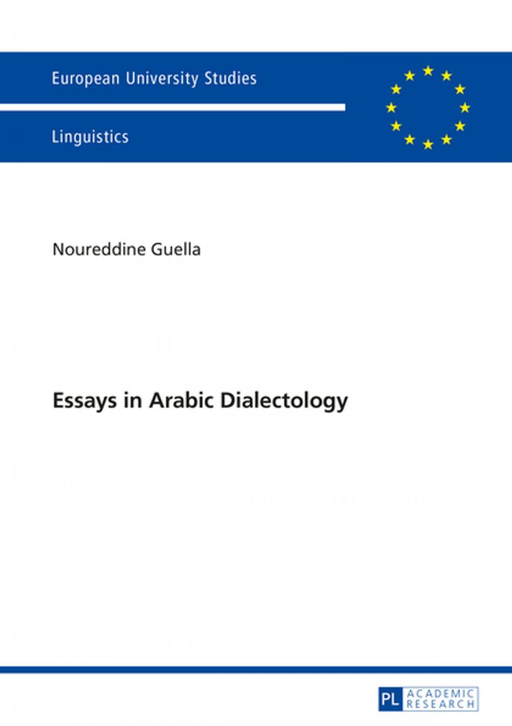 Big bigCover of Essays in Arabic Dialectology