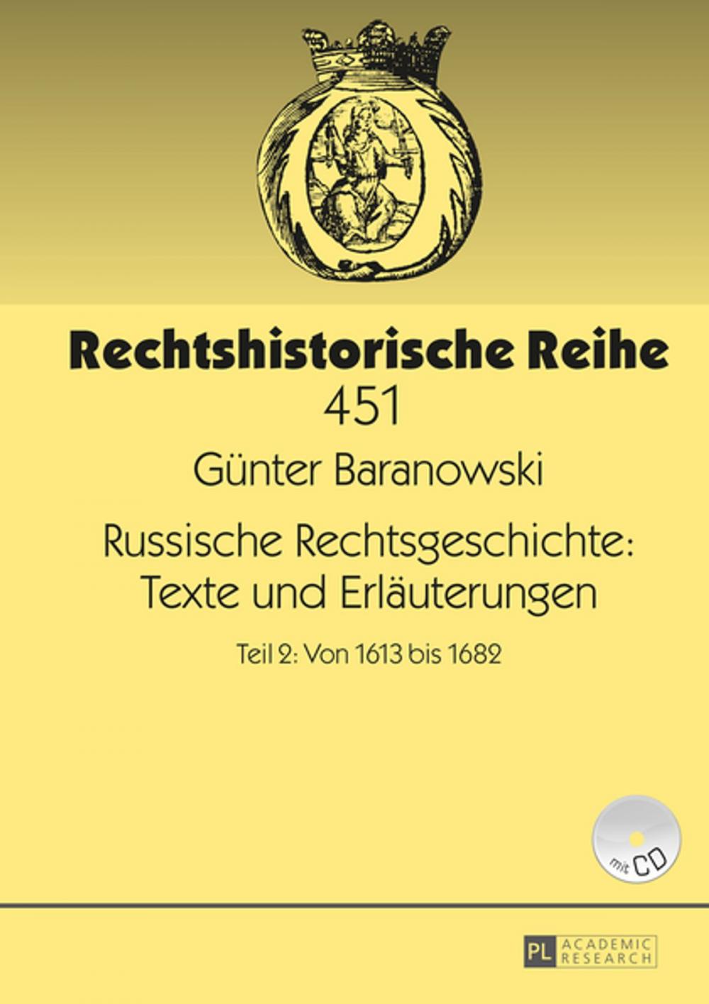 Big bigCover of Russische Rechtsgeschichte: Texte und Erlaeuterungen