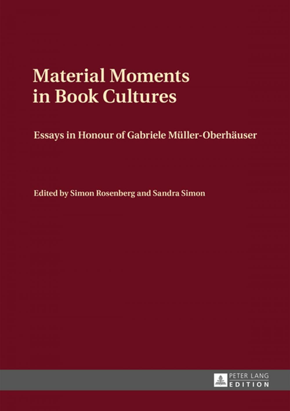 Big bigCover of Material Moments in Book Cultures