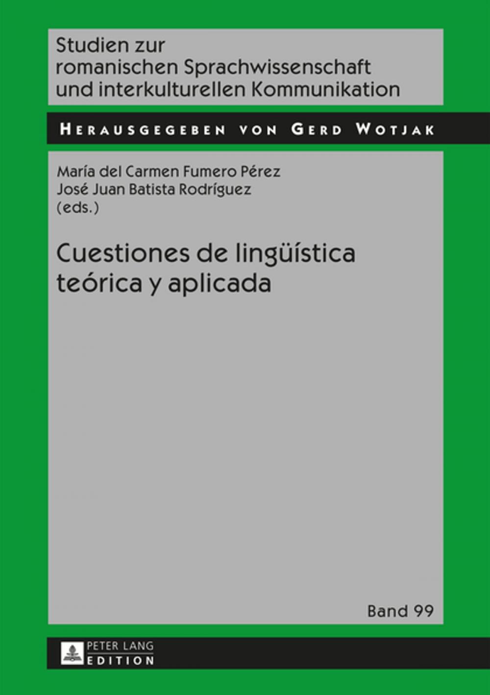 Big bigCover of Cuestiones de lingueística teórica y aplicada