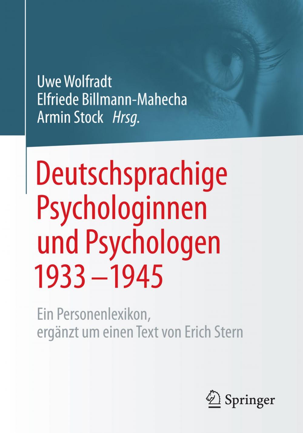 Big bigCover of Deutschsprachige Psychologinnen und Psychologen 1933–1945