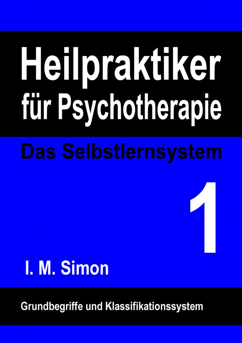 Big bigCover of Heilpraktiker für Psychotherapie. Das Selbstlernsystem Band 1