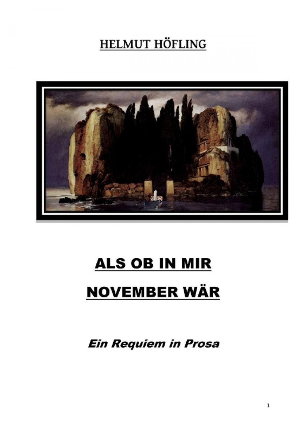 Big bigCover of Als ob in mir November wär