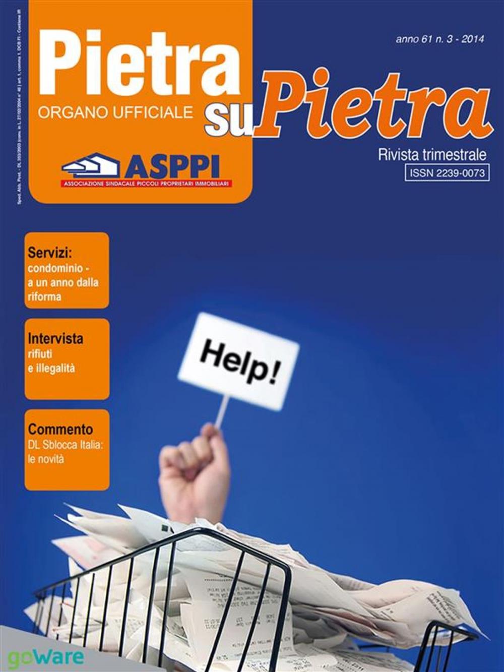 Big bigCover of Pietra su pietra – anno 61 n.3 2014