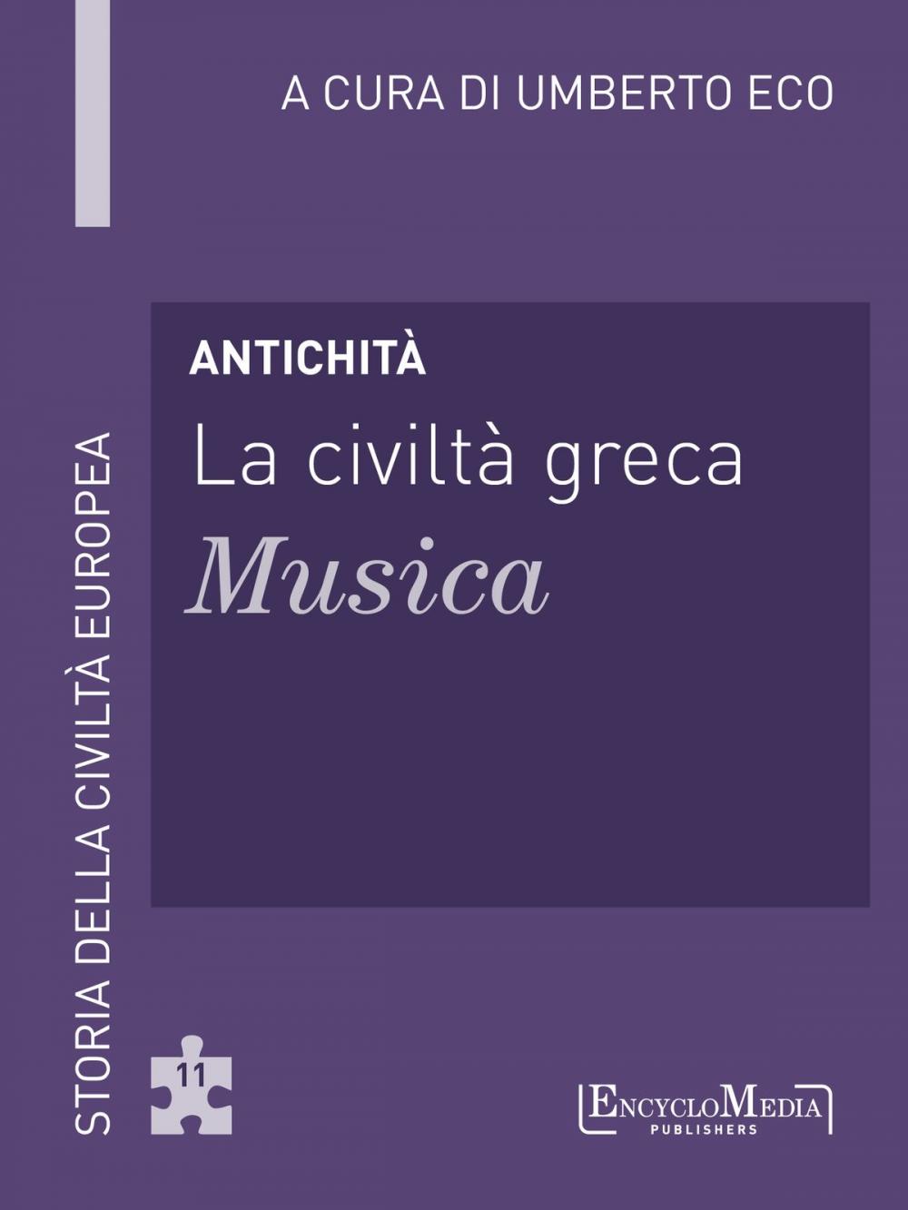 Big bigCover of Antichità - La civiltà greca - Musica