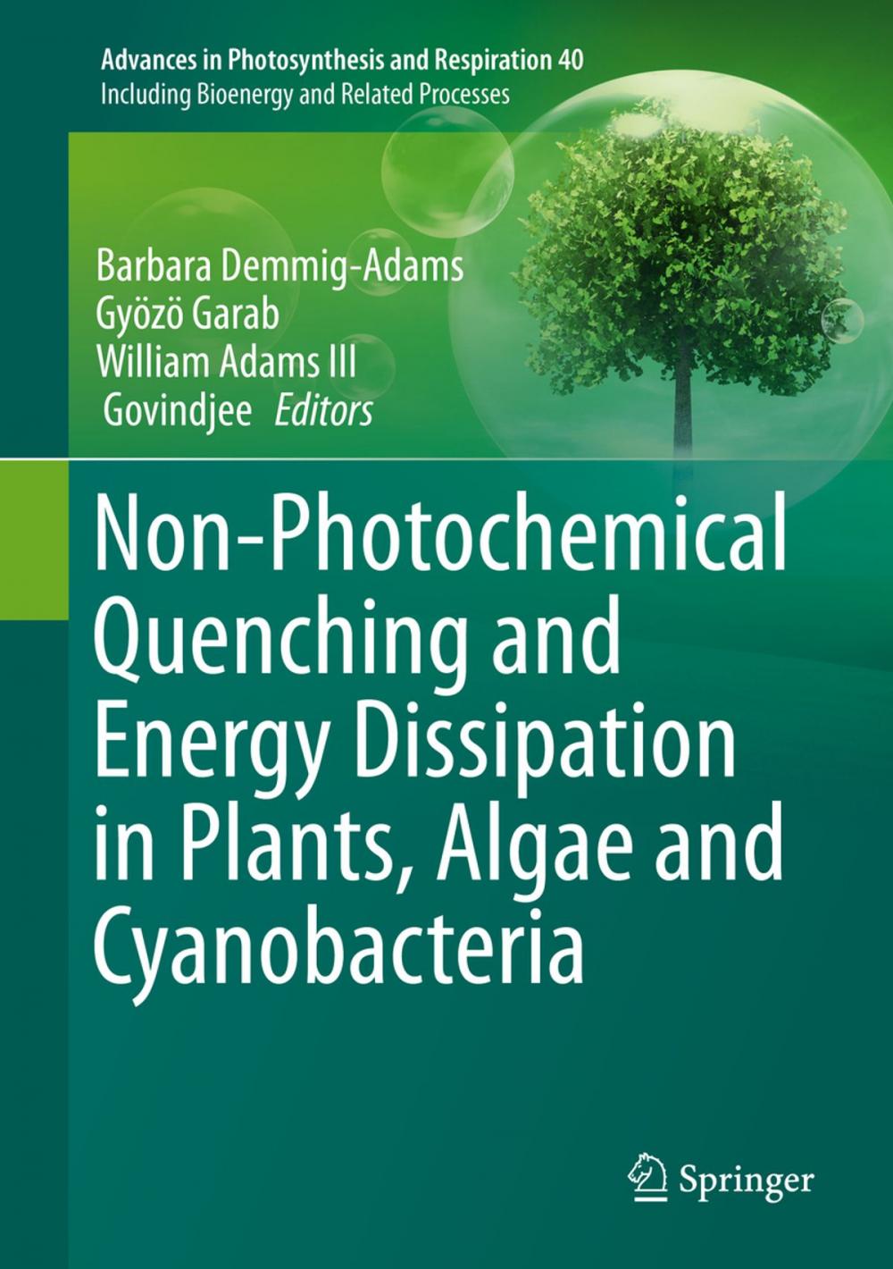 Big bigCover of Non-Photochemical Quenching and Energy Dissipation in Plants, Algae and Cyanobacteria