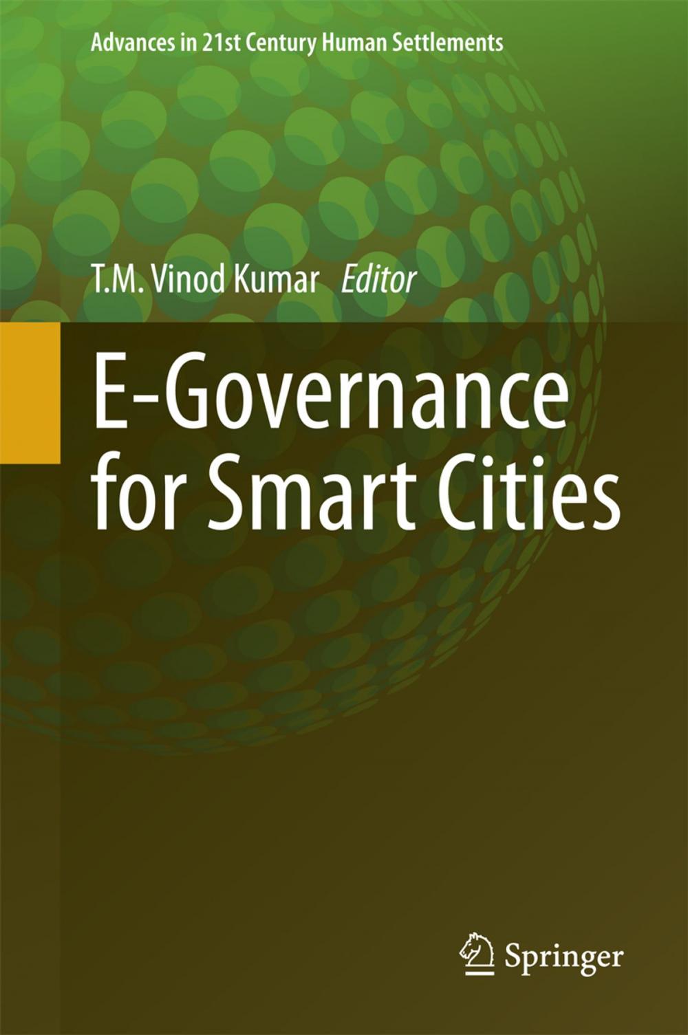 Big bigCover of E-Governance for Smart Cities