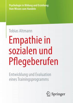Cover of the book Empathie in sozialen und Pflegeberufen by Renate Heßler, Hatto Brenner