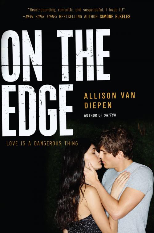 Cover of the book On the Edge by Allison van Diepen, HarperTeen