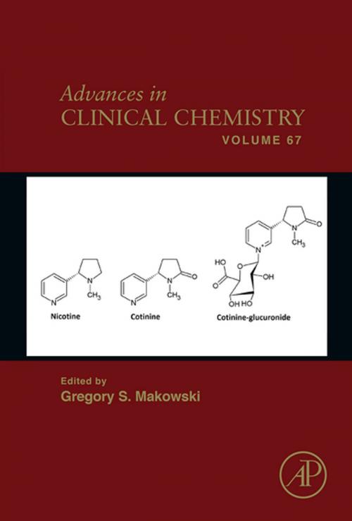 Cover of the book Advances in Clinical Chemistry by Gregory S. Makowski, Elsevier Science