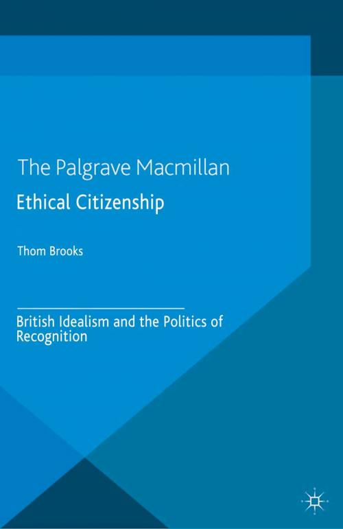 Cover of the book Ethical Citizenship by , Palgrave Macmillan UK