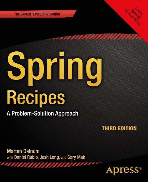 Cover of the book Spring Recipes by Daniel Rubio, Marten  Deinum, Gary Mak, Josh Long, Apress