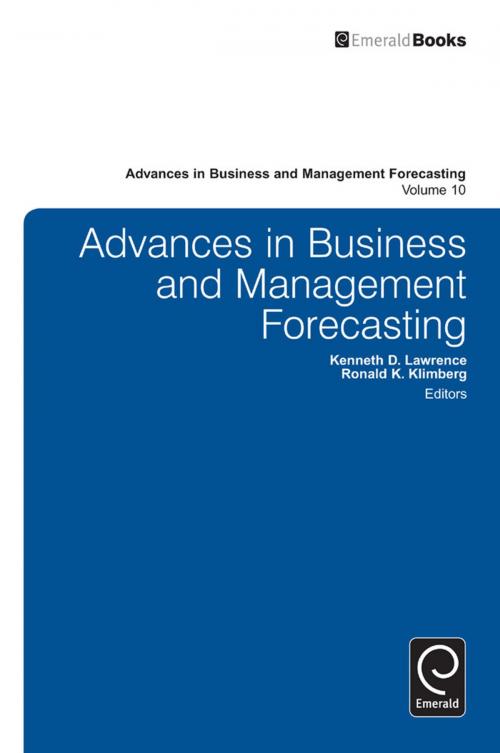 Cover of the book Advances in Business and Management Forecasting by , Emerald Group Publishing Limited