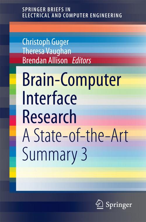 Cover of the book Brain-Computer Interface Research by , Springer International Publishing