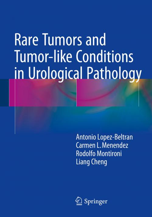 Cover of the book Rare Tumors and Tumor-like Conditions in Urological Pathology by Antonio Lopez-Beltran, Rodolfo Montironi, Liang Cheng, Carmen L. Menendez, Springer International Publishing