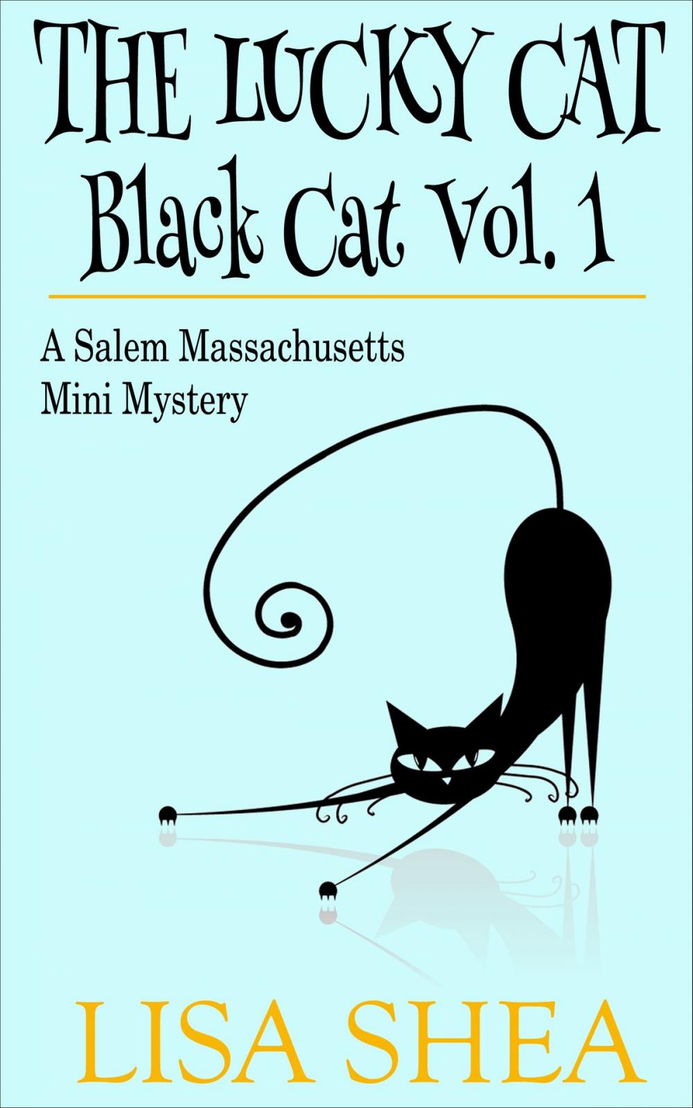 Big bigCover of The Lucky Cat - Black Cat Vol. 1 - A Salem Massachusetts Mini Mystery