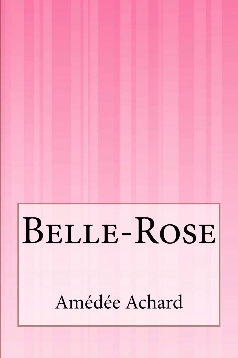 Big bigCover of Belle-Rose